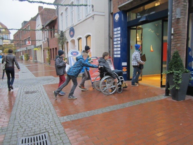 Mit Rollstühlen in Eckernförde unterwegs