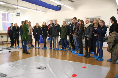 Betriebserkundung bei der Schleswiger Tauwerksfabrik Oellerking am 18.11.2014